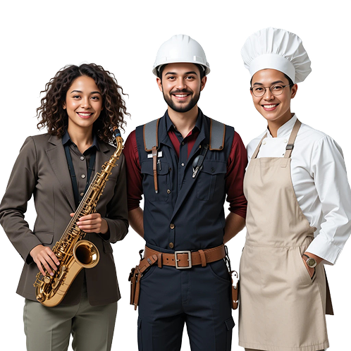 Participe de mentorias, coaching e networking para seu desenvolvimento profissional e pessoal com mentores ideais.